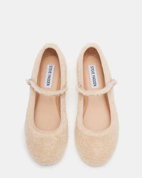 VINETTA FAUX SHEARLING NATURAL | Steve Madden (US)
