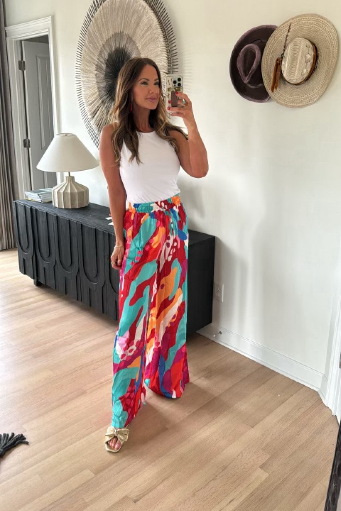 avara’s lindsey pants and melina bodysuit - i’m wearing a medium in both - TTS! paired with their ariel sandal in gold. ❤️

#LTKstyletip #LTKsalealert #LTKSpringSale