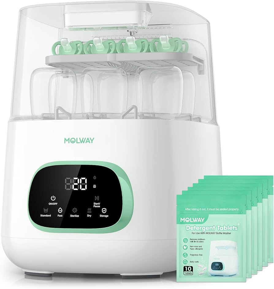 Upgraded Bottle Washer Pro, All-in-One Baby Bottle Washer and Sterilizer & Dryer, Cleaning Machin... | Amazon (US)