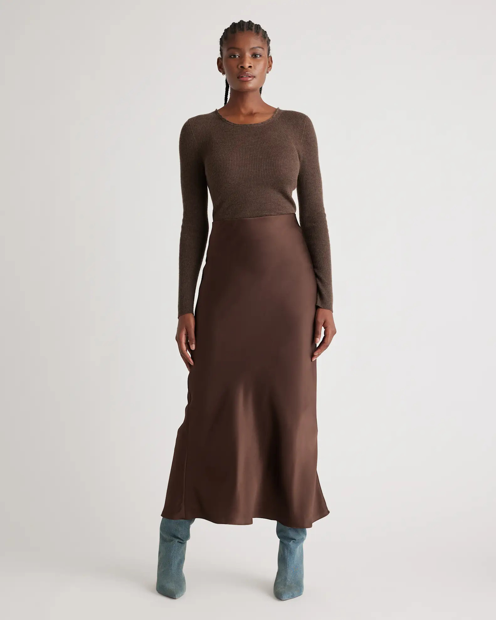 100% Washable Silk Maxi Skirt | Quince