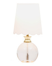 14in Beatrice Pure Crystal Glass Accent Lamp | TJ Maxx