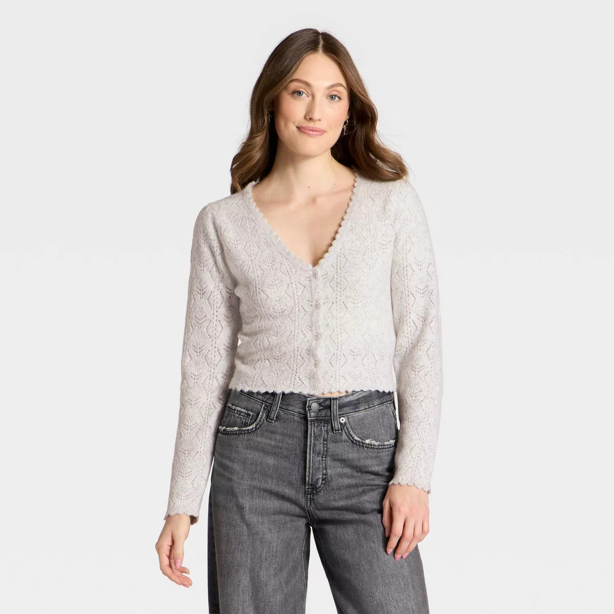 Women's Cozy Lace Cardigan Sweater - Universal Thread™ | Target
