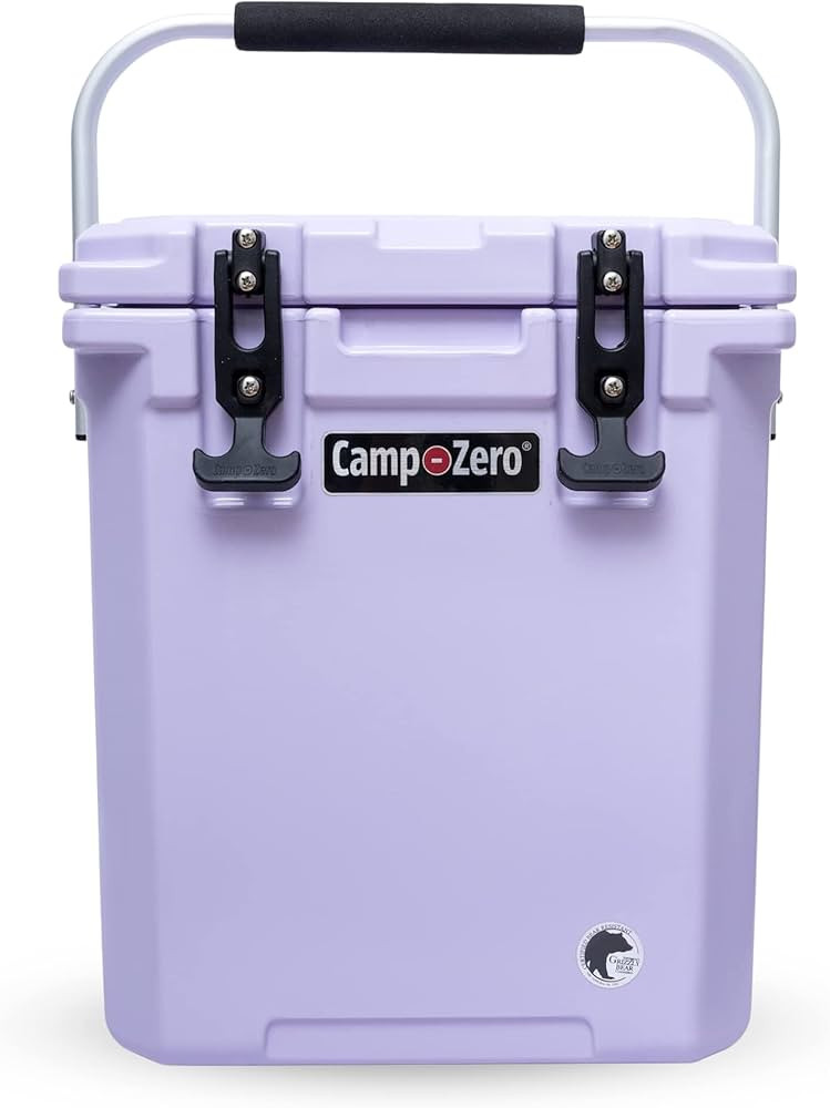 CAMP-ZERO 16L Tall Cooler/Ice Chest with Carry Handle and 2 Molded-in Cup Holders | Includes Remo... | Amazon (US)