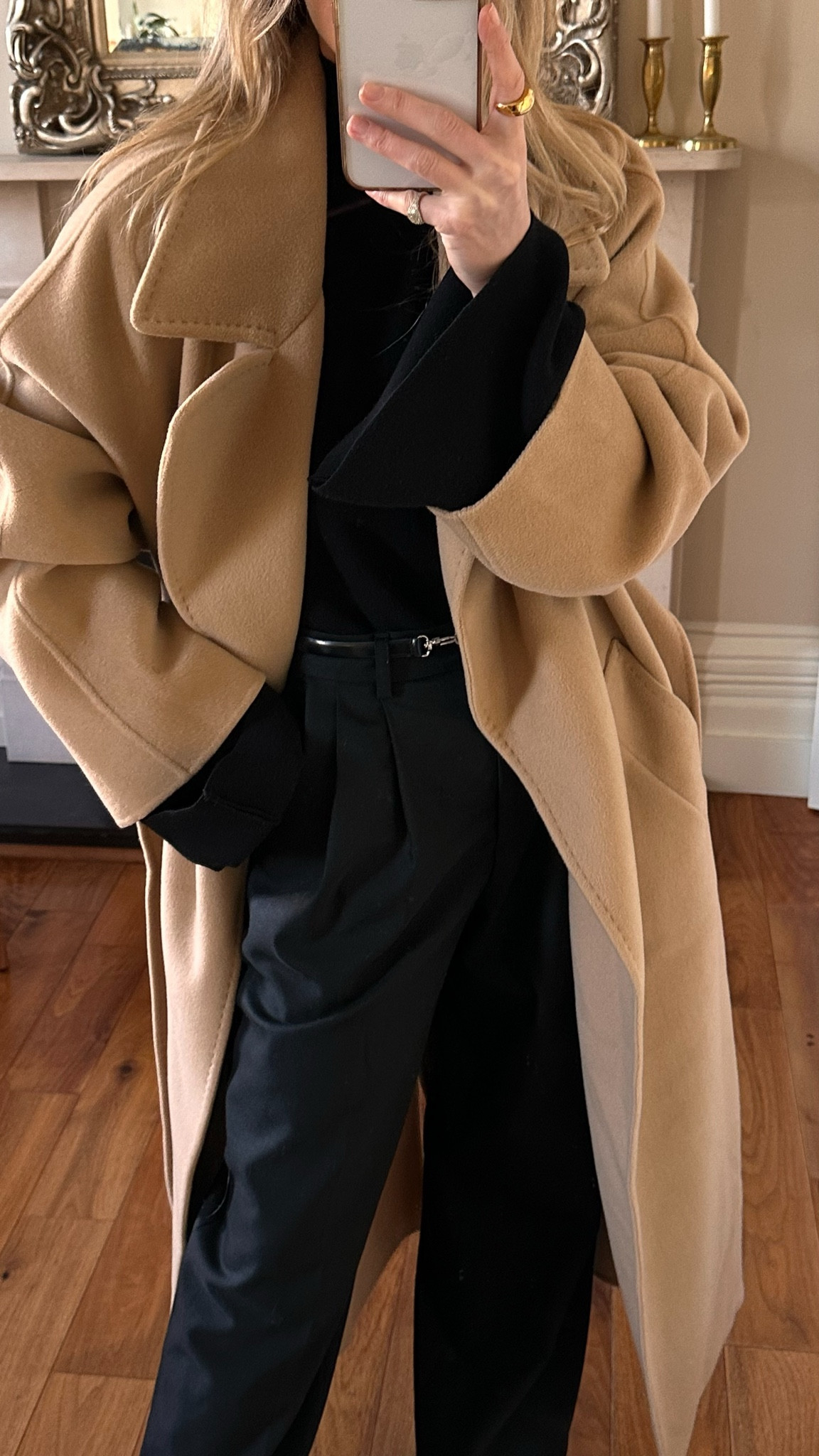 Nikola wool and cashmere trench coat