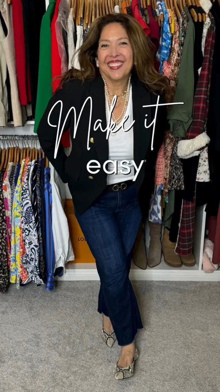 A white tee, but make it versatile. ✨

Some days, getting dressed feels effortless. Other days? Not so much. Instead of feeling stuck wearing the same combinations, focus on pieces that make it easy—like the J.Crew Vintage Jersey V-neck Tee. A simple staple that’s anything but boring.

Here’s how to style it three ways:

👟 Casual Cool: Layer it under the J.Crew Quilted Barn Vest with jeans for an easy, polished weekend look.

💼 Business Casual: Pair it with the Veronica Beard Miller Dickey Jacket and tailored pants. A no-fuss formula for a confident, professional vibe.

❤️ Date Night: Top it with the Ann Taylor Cutaway Blazer and bold accessories for effortless chic that feels fresh and elevated.

When your wardrobe makes it easy, getting dressed becomes one less decision to overthink. Which look speaks to you? 

 #LTKHoliday #LTKStyleTip #LTKWorkwear