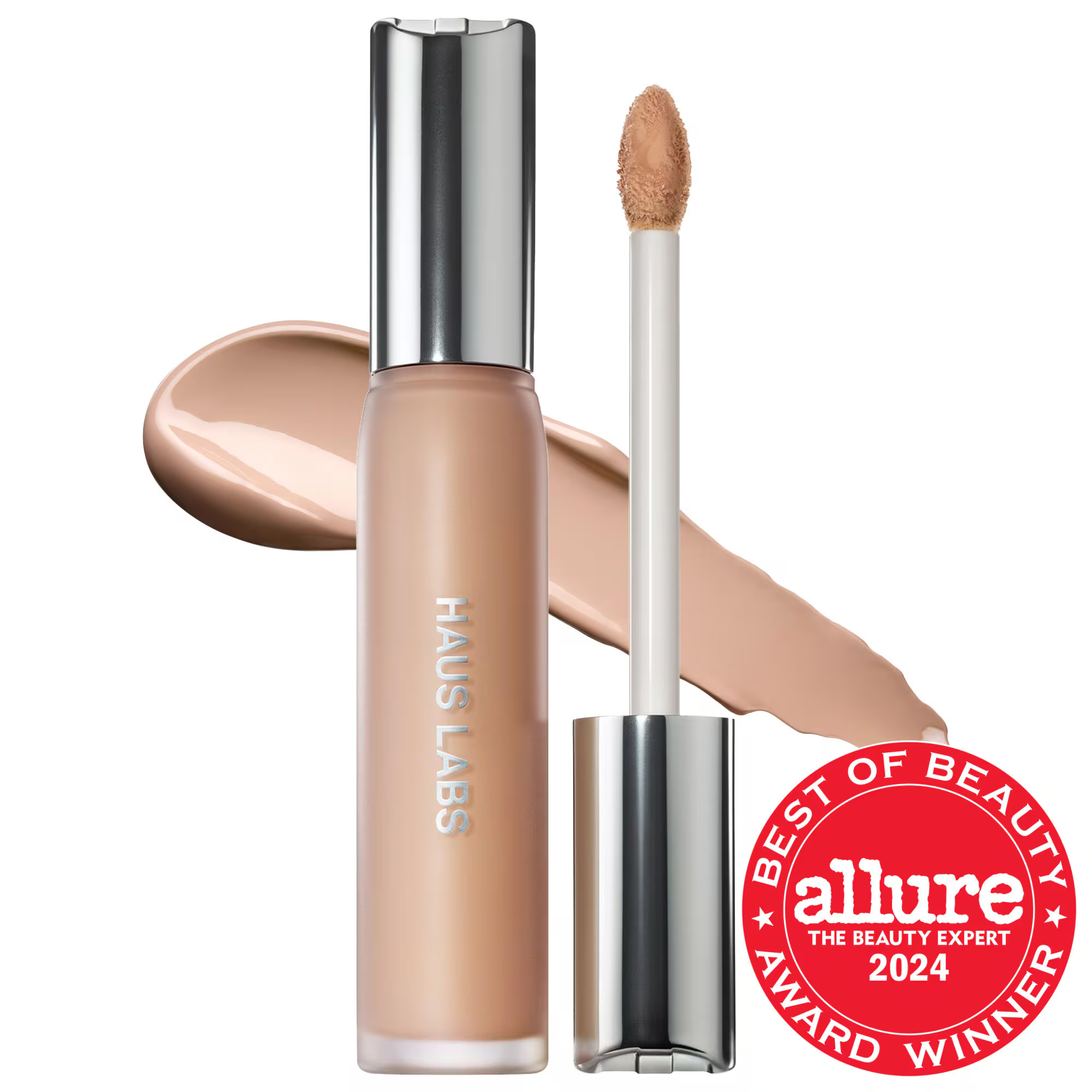 HAUS LABS BY LADY GAGA Triclone Skin Tech Hydrating + De-puffing Concealer with Fermented Arnica 20 Light Medium Peach 0.24 oz / 7 mL | Sephora (US)