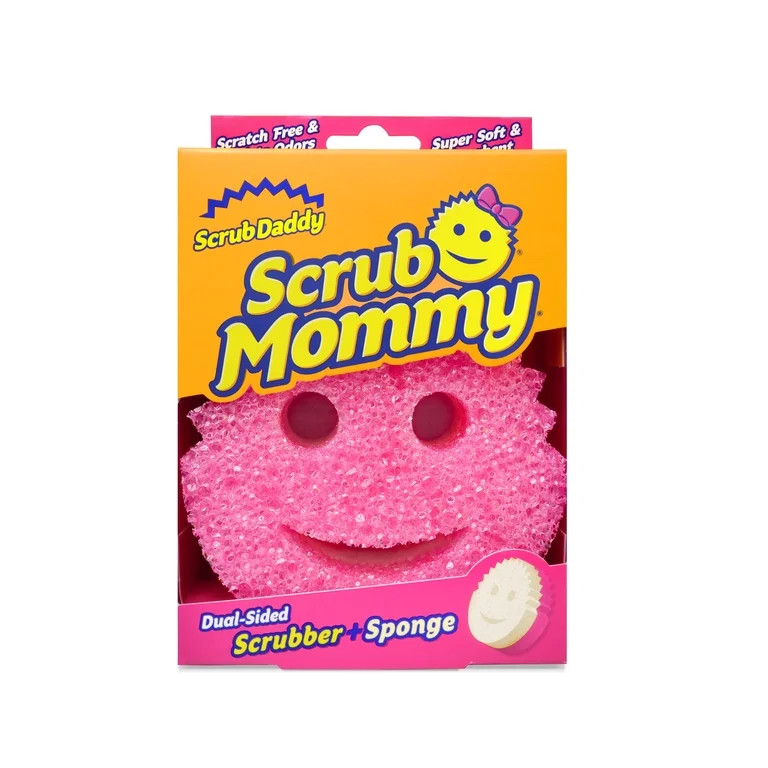 Scrub Daddy Scrub Mommy Dual-Sided Scratch-Free Dish Scrubber Sponge, Kitchen & Bath Cleaning Sup... | Walmart (US)