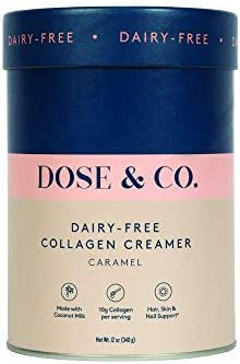 Dose and Co Dairy Free Collagen Creamer (Caramel) 12 oz (340g) | Amazon (US)