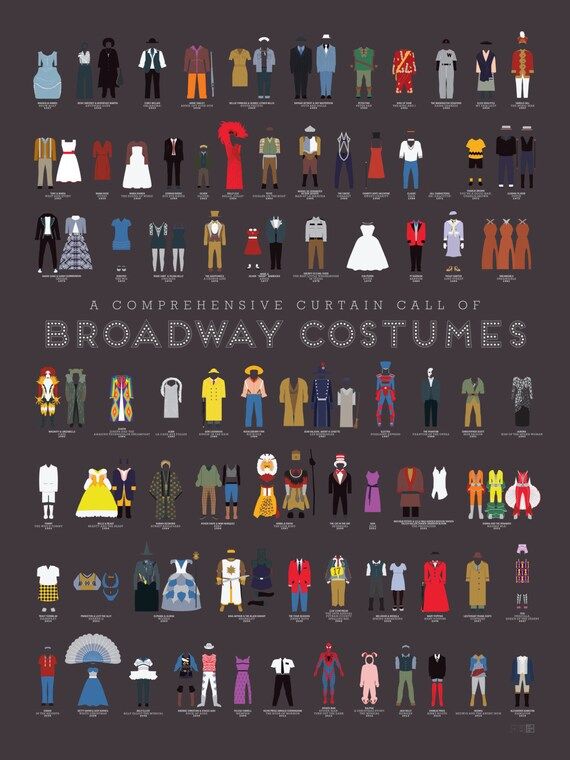 A Comprehensive Curtain Call of Broadway Costumes | Etsy | Etsy (US)