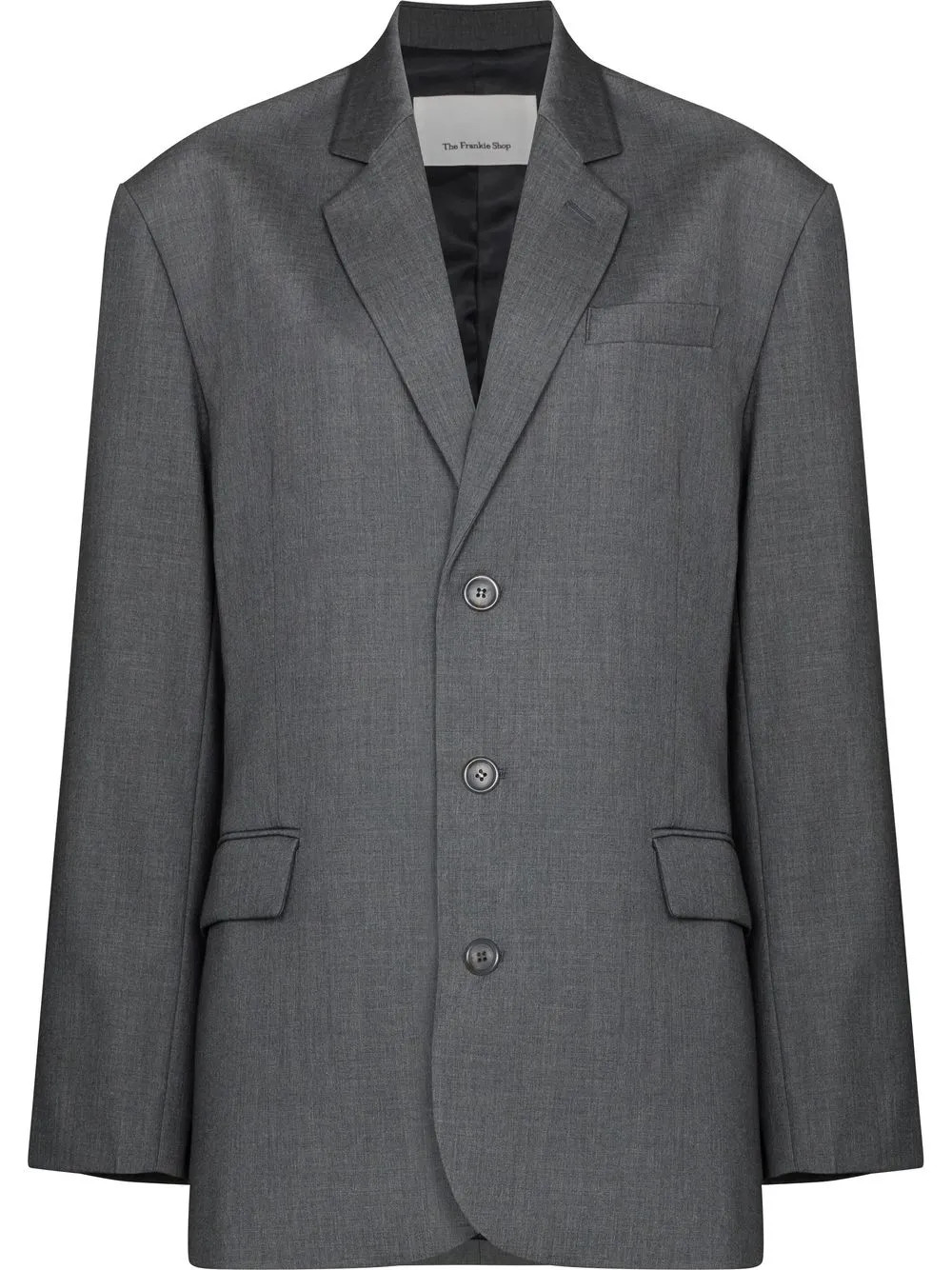 The Frankie Shop Gelso Oversized single-breasted Blazer - Farfetch | Farfetch Global