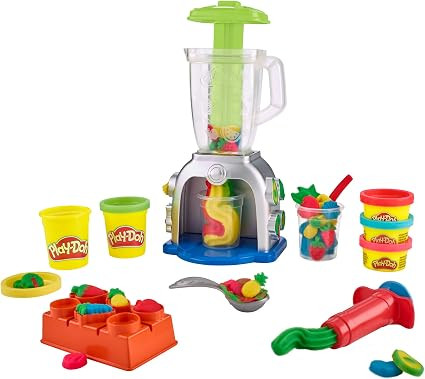 Play-Doh Swirlin' Smoothies Toy Blender Playset, Play Kitchen Appliances, Kids Arts and Crafts To... | Amazon (US)