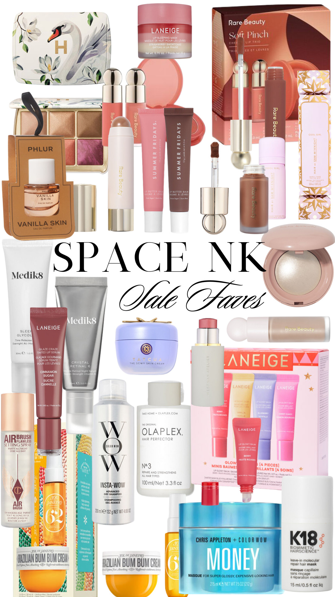Space NK Sale, Lip Glowy Balm, Lip Sleeping Mask, Setting Spray, Lip Butter Balm, Blush Stick, Tinted Lip, Bum Bum Duo, Christmas Set, Soft Pinch Trio, Mini Lip Balms, Tinted Lip Oil, Highlight Stick, Highlighter, Dry Shampoo, K18 Mask, Sleep Glycolic, Concealer, Money Masque, Hair Perfector, Ambient Palette 

 #LTKCyberWeek #LTKbeauty #LTKsale #LTKCyberWeek