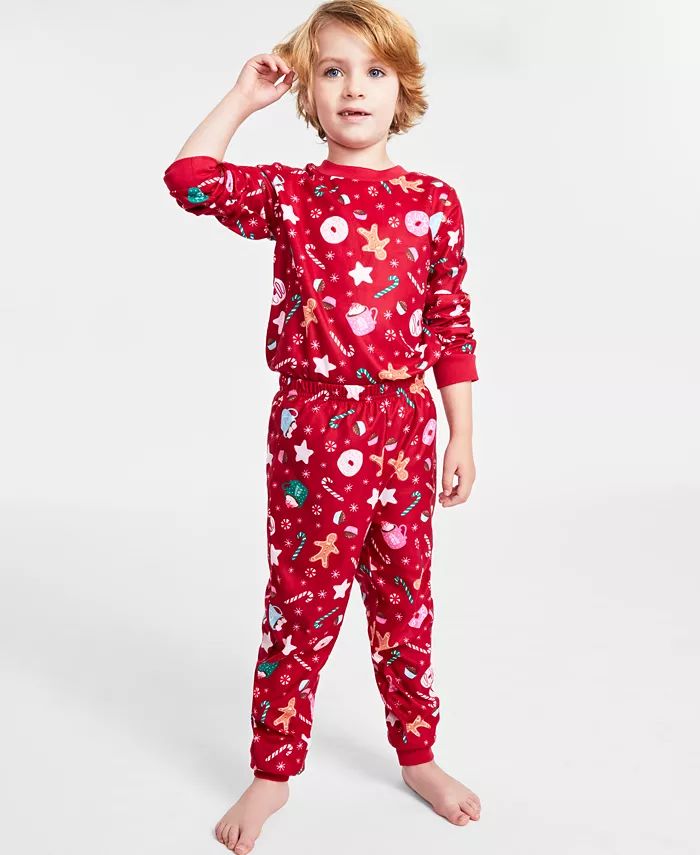 Matching Toddler, Little & Big Kids Sweets Pajamas Set, Created for Macy's | Macy's