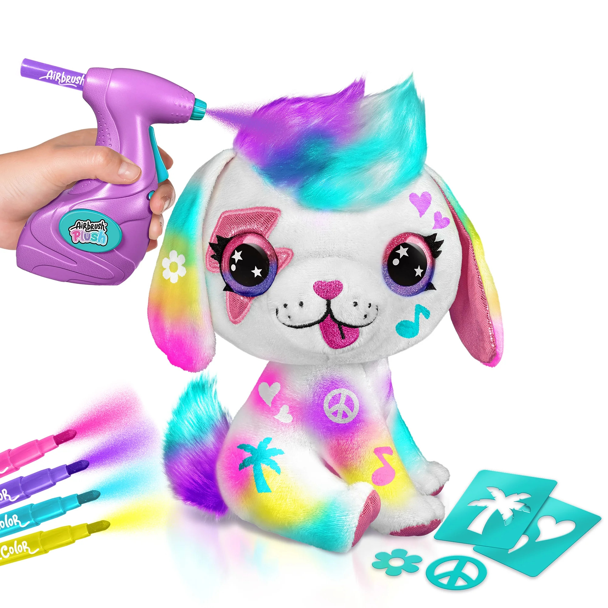 Airbrush Plush Puppy - Soft and Customizable 8" Plush Craft Kit | Walmart (US)