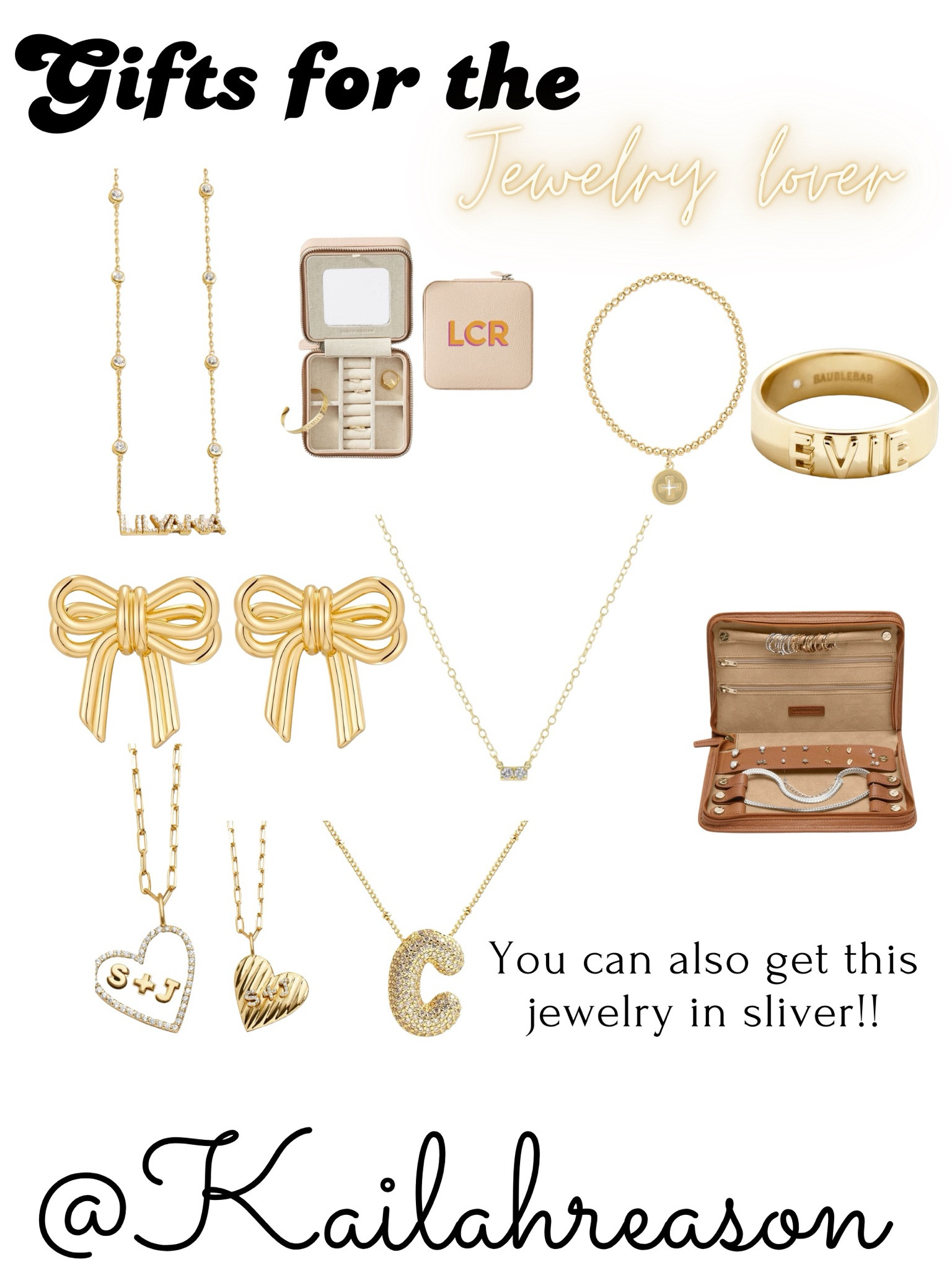 Gifts for the Jewelry lover!!dis

#LTKSeasonal #LTKGiftGuide