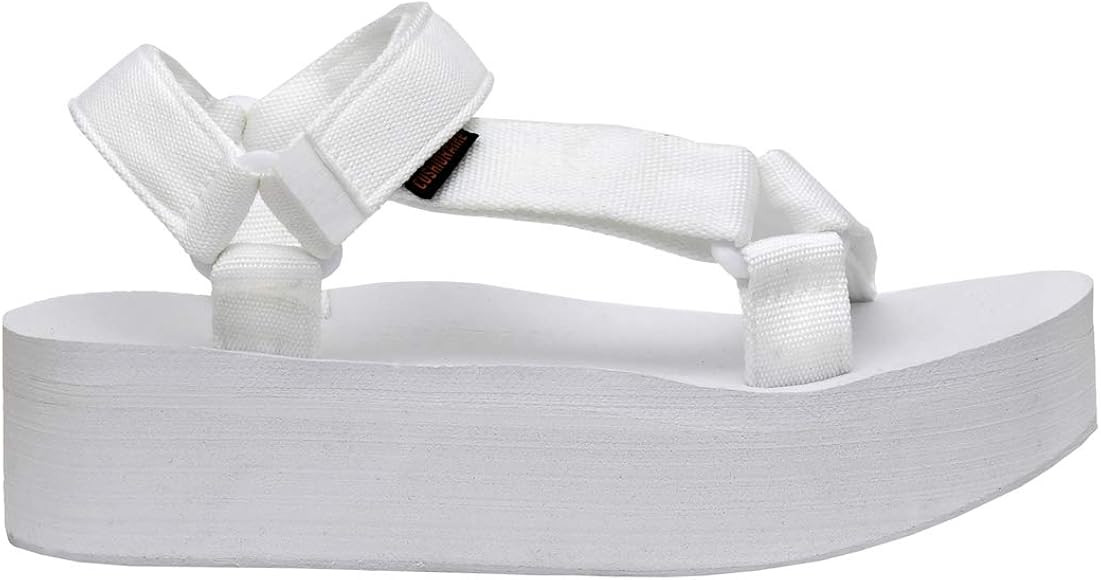 Cushionaire Women's Sassy Yoga Mat Platform Sandal with +Comfort | Amazon (US)