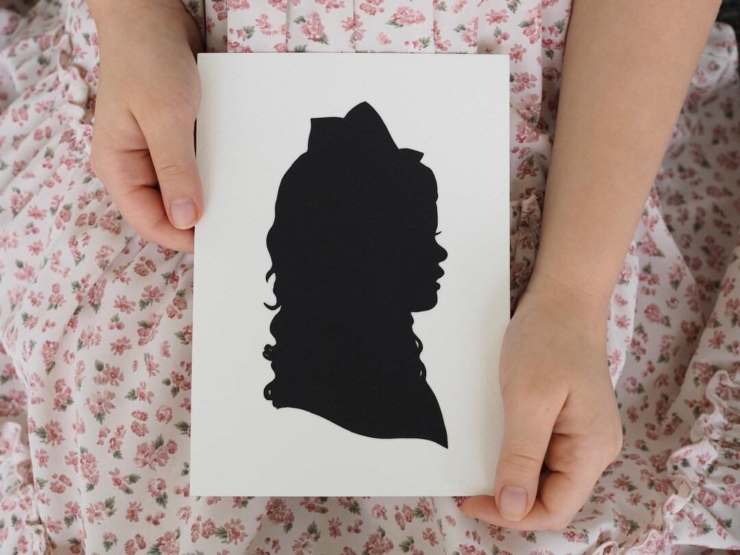 Custom Hand Cut Silhouette Portrait From Photo, Sentimental Keepsake Gift, Personalized Gifts for... | Etsy (US)