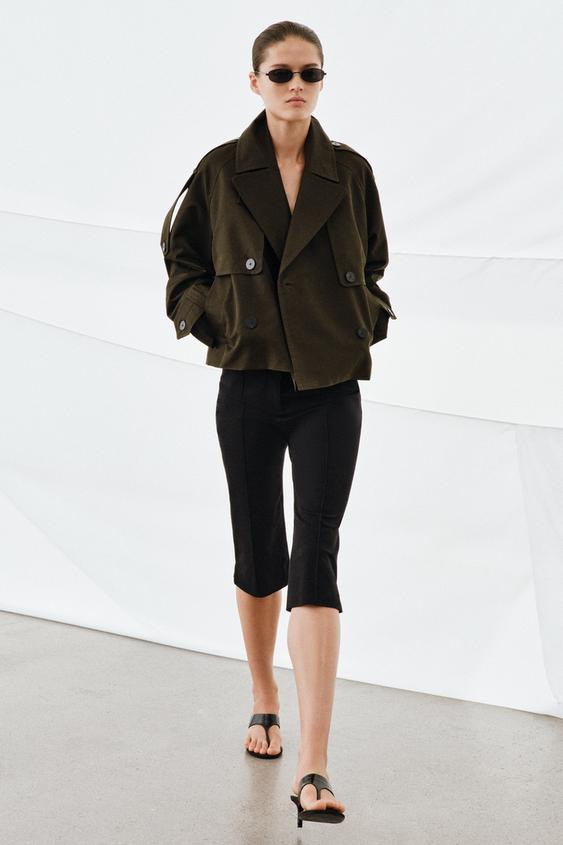 ZW COLLECTION CAPRI PANTS | Zara US