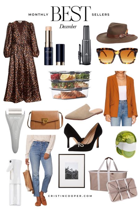 December Best Sellers

For more of my best sellers, check out cristincooper.com

Holiday midi dress // cle’ de peau concealer stick // bissell handheld vacuum // Stetson hat // food storage containers // Amazon sunglasses // BCBG blazer // ice roller // mango crossbody purse // suede mules // Amazon bow heels // garlic chopper // spray mist bottle // high rise KUT jeans // matted Target frame // collapsible canvas tote 


#LTKunder100 #LTKFind #LTKhome
