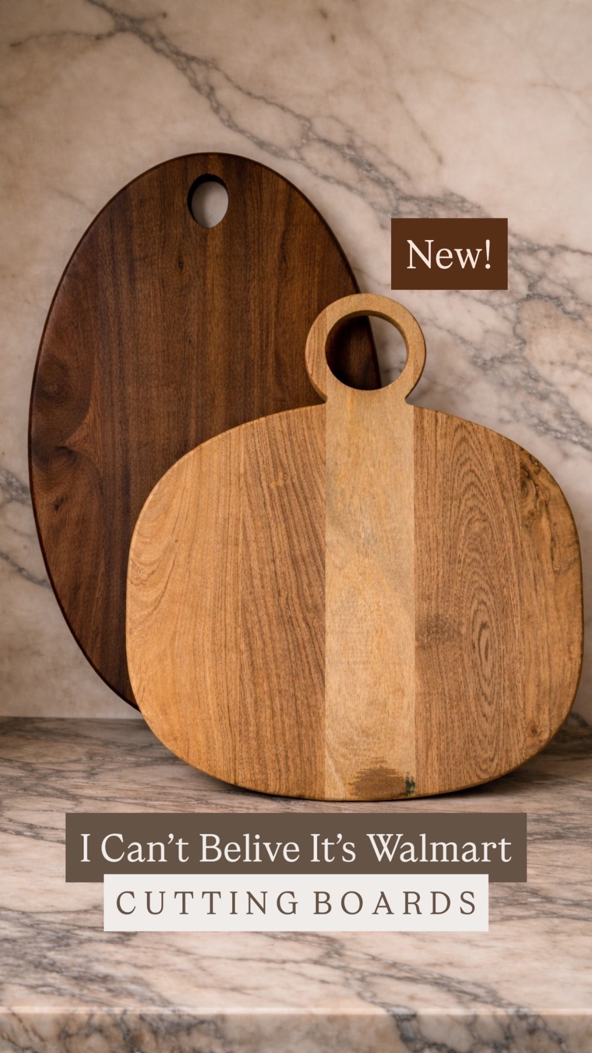 I can’t believe these are from Walmart 🤍
These wood cutting boards look so high-end for the price. Perfect for kitchen counter styling, charcuterie boards, food prep, or decorative kitchen decor. Such an easy designer look for less and they make your kitchen feel instantly elevated.

✨ Affordable kitchen finds
✨ Neutral kitchen decor
✨ Modern farmhouse + European-inspired style

👉 Shop the Walmart cutting boards here

Walmart home finds, wood cutting boards, decorative cutting boards, kitchen counter decor, affordable kitchen decor, farmhouse kitchen accessories, neutral kitchen style, budget friendly home decor, Walmart kitchen finds

#LTKSaleAlert #LTKHome