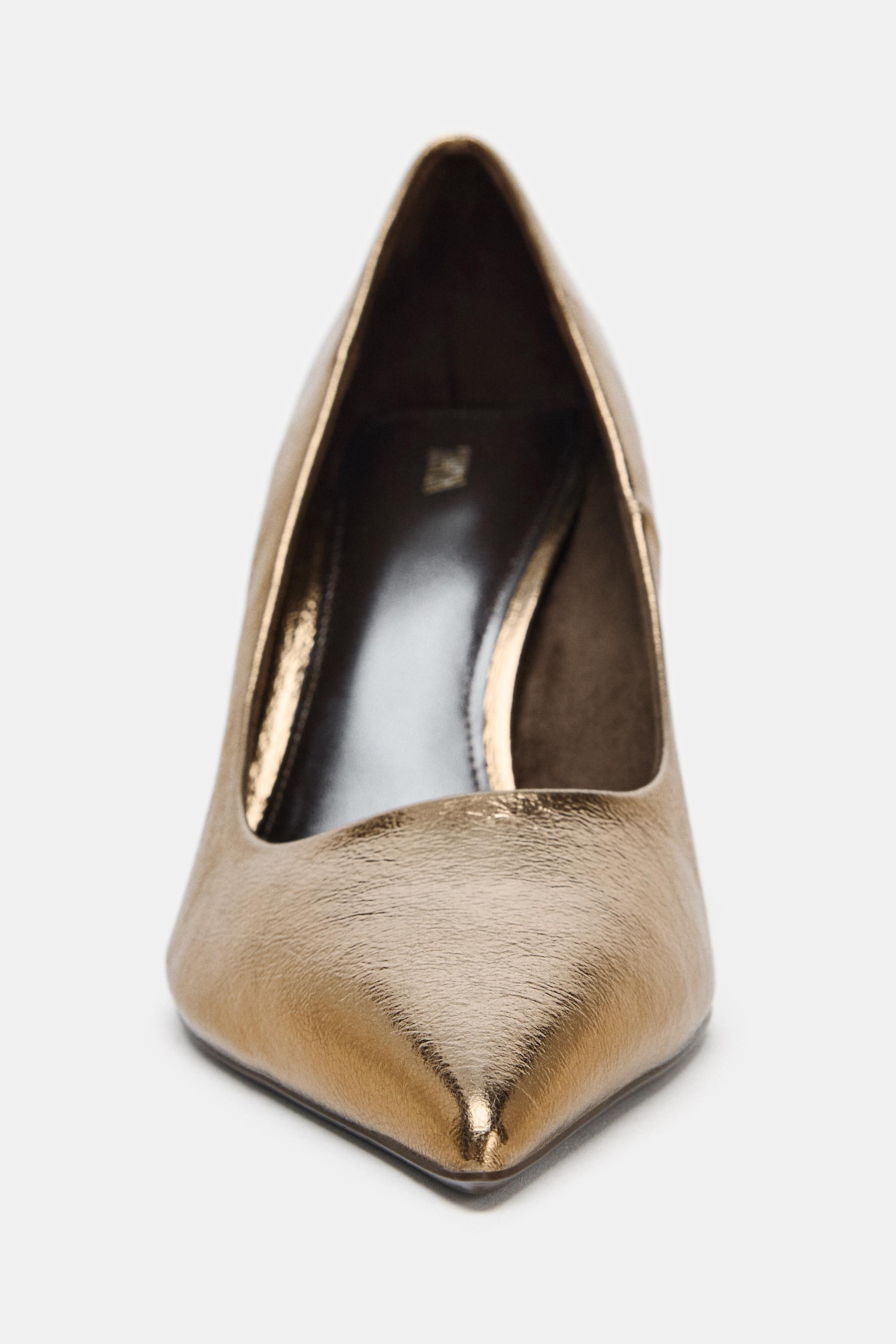 ABSATZSCHUH IN METALLOPTIK | Zara DE