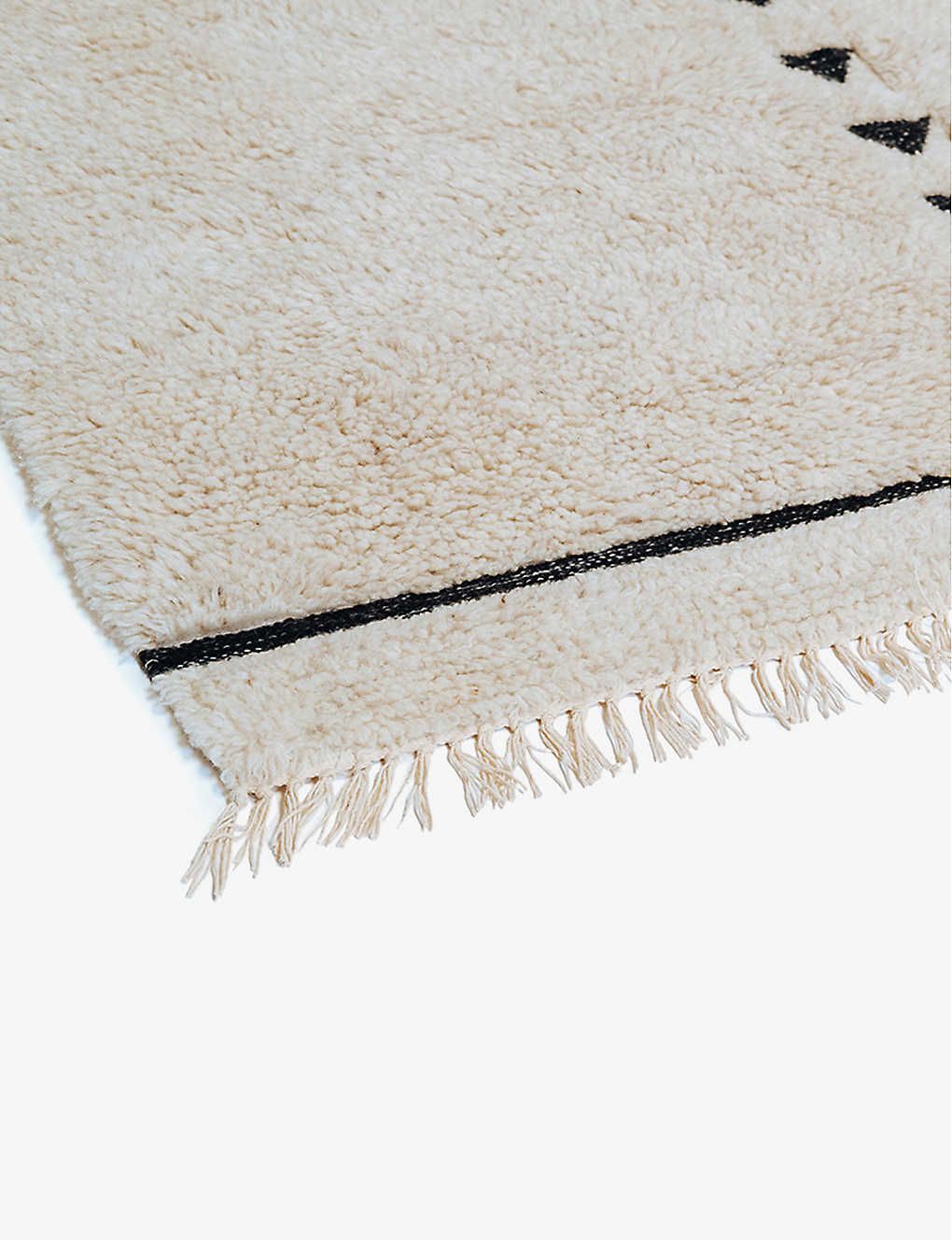 Nour New Zealand wool and cotton rug 180cm x 270cm | Selfridges