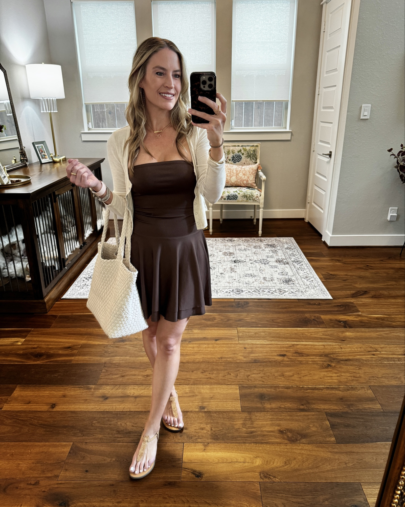 Fall Outfit 🍁

Brown is an excellent color for fall. This dress comes in multiple color options. It’s strapless and stays put. It will pair well with boots to dress it up or tennis shoes to dress it down. It will also pair perfectly with a denim jacket. 

For the Vici items I’ve linked, use code OCT30 for 30% off site wide. 

#everypiecefits

Fall style 
Dress
Brunch outfit 
Ruched
Strapless dress 
Casual outfit 

#LTKOver40 #LTKStyleTip #LTKFindsUnder50