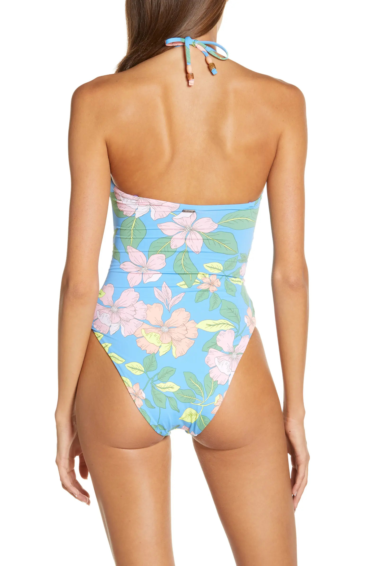 Star Flower Katie Reversible One-Piece Swimsuit | Nordstrom Rack