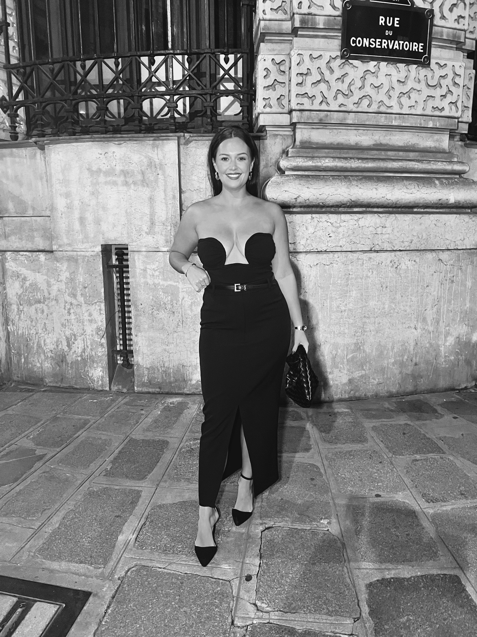 All black evening outfit 
Stradivarius top size large- would size down to River Island midi skirt size 12
Asos black block heels 

#LTKshoecrush #LTKparties #LTKmidsize