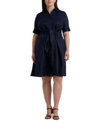 Ralph Lauren Linen Tie Waist Dress  | Bloomingdale's Women | Bloomingdale's (US)