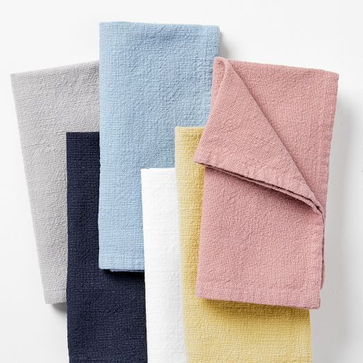 Textured Cotton Napkins (Set of 4) | West Elm (US)