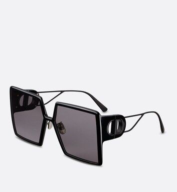 30Montaigne SU Oversized Black Square Sunglasses | DIOR | Dior Beauty (US)