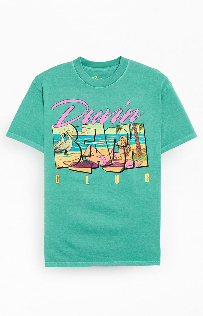 Duvin Design Men's Club T-Shirt in Teal - Size Large | PacSun