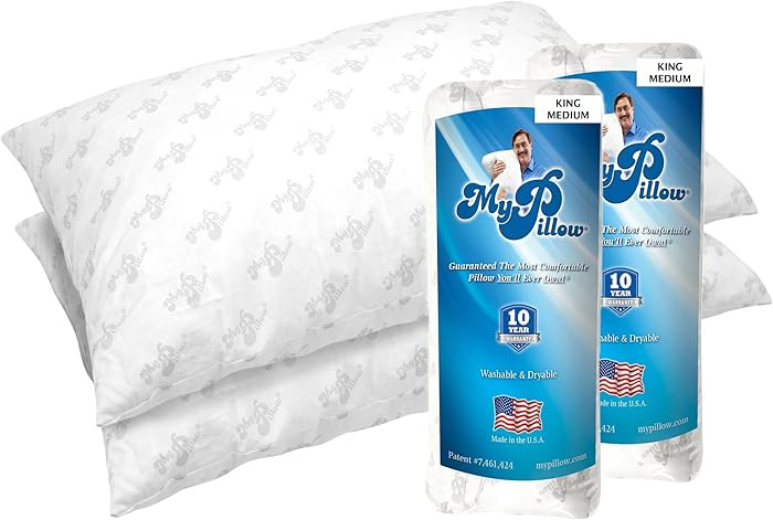 MyPillow Bedding Bed Pillows for Sleeping King Size, Set of 2, for Back, Stomach or Side Sleepers... | Amazon (US)