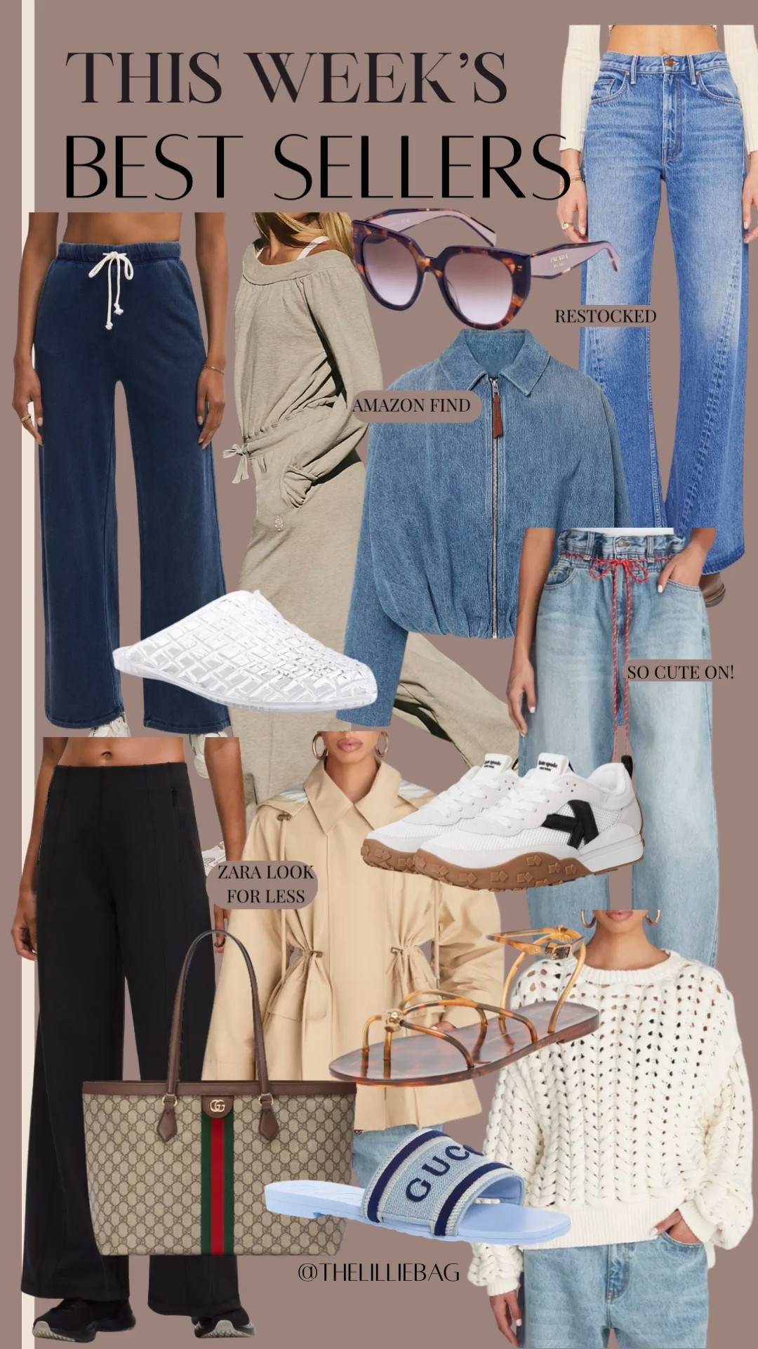 This weeks best sellers!🤍 
My Prada sunnies are on sale still! 

Target finds. Denim. Jeans. Sneakers. Designer. Travel style. Spring outfit. Spring. 

#LTKSeasonal #LTKSaleAlert