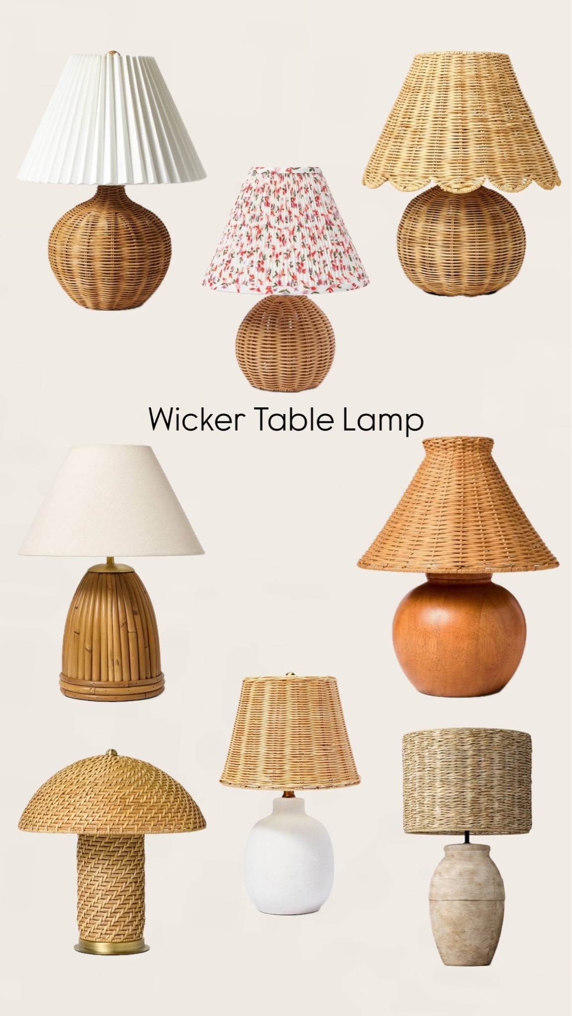 Wicker Table Lamp🤍

#LTKSeasonal #LTKHome #LTKSaleAlert