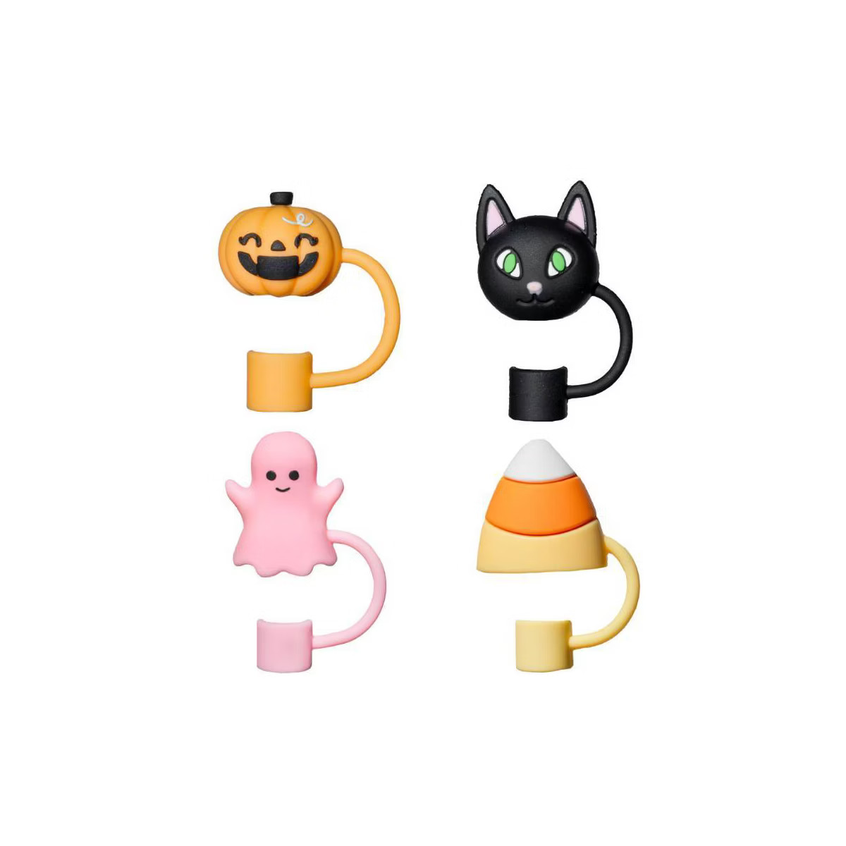 CharCharms 4pk Straw Toppers | Target