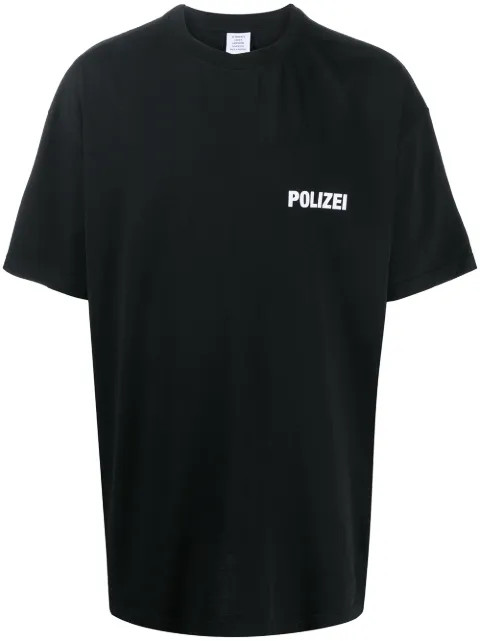 Polizei crew neck T-shirt | Farfetch (US)