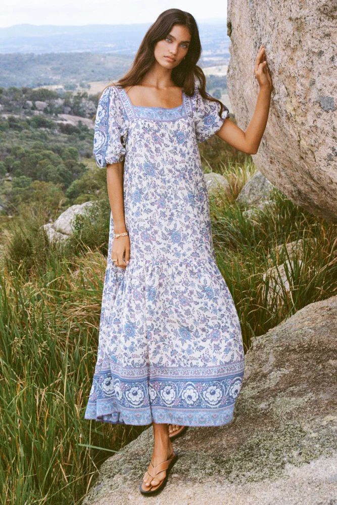 Folk Song Square Neck Gown | Spell Designs (Australia & New Zealand)
