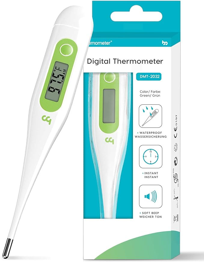 Thermometer for Adults, Oral Thermometer for Fever, Medical Thermometer with Fever Alert, Memory ... | Amazon (US)