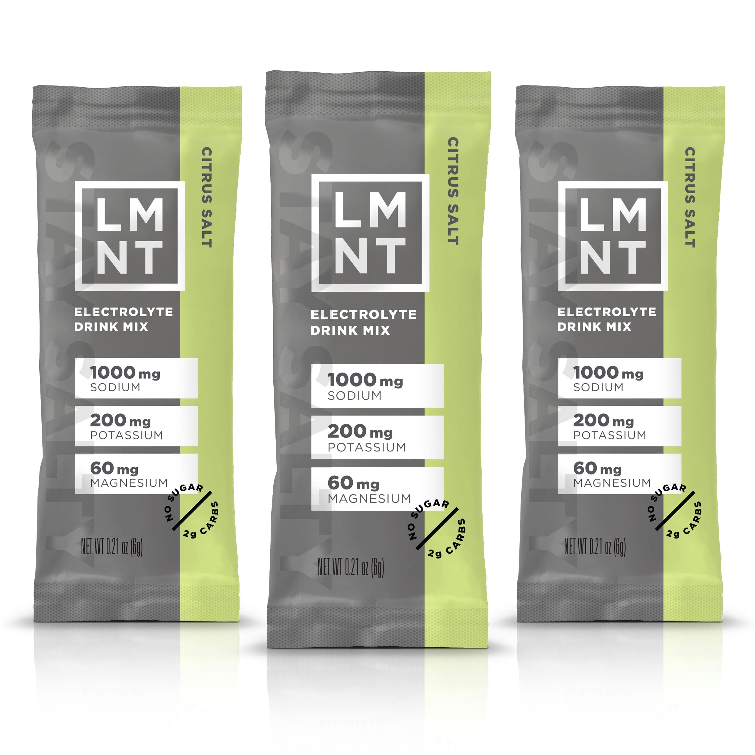 LMNT Zero Sugar Electrolytes - Citrus Salt | Drink Mix | 30-Count | Amazon (US)