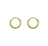 8mm Gold Hoop Earrings | Amazon (US)