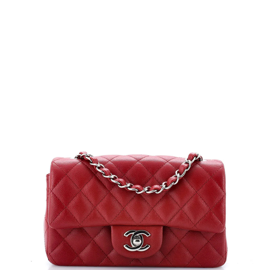 Classic Single Flap Bag Quilted Caviar Mini | Rebag