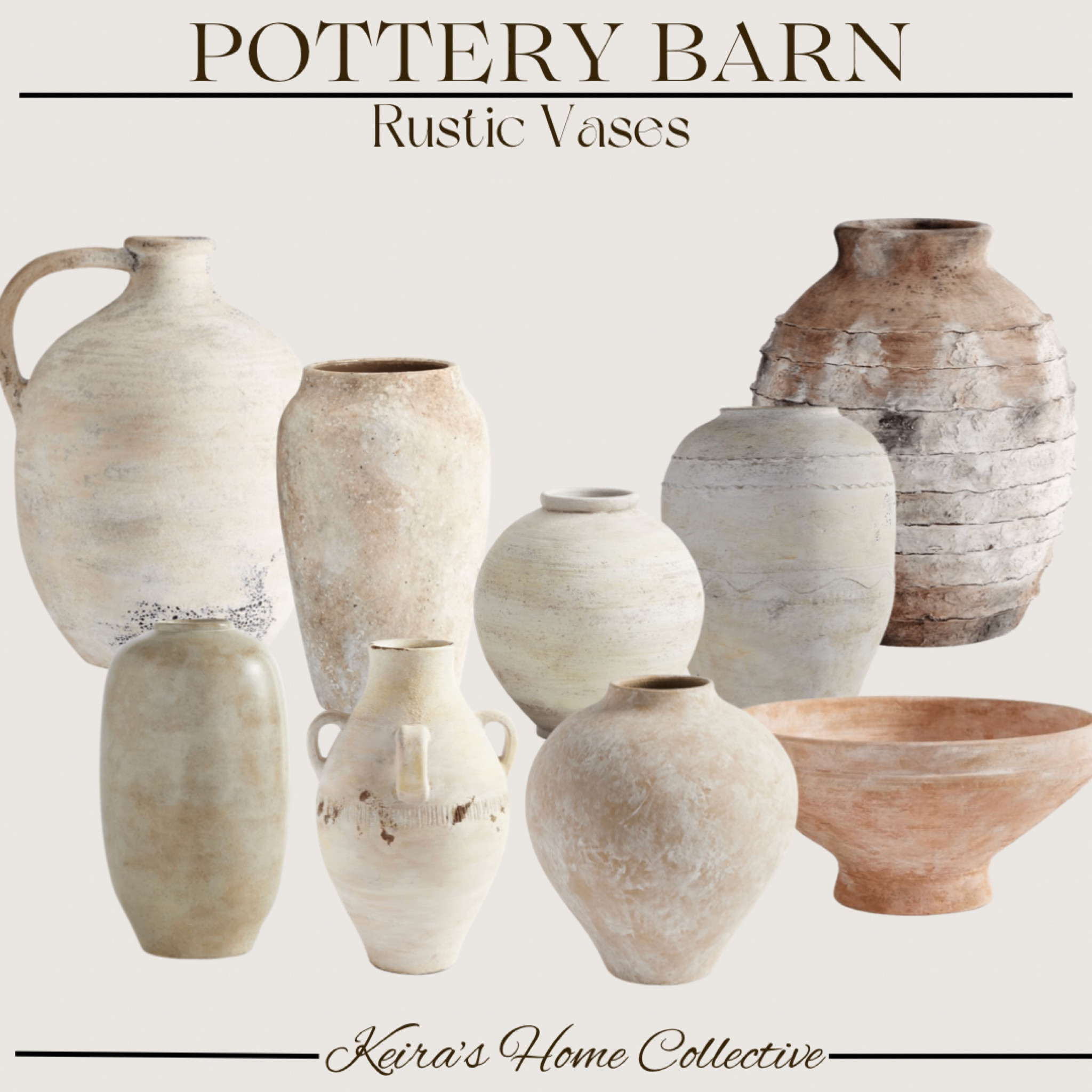 Check these vases out!

Vase decor, vases, vessels, pottery, home decor, interior design, footed bowl, wicker, bowls, textured vase, terracotta vase, neutral decor, shelf decor, shelf styling, white vases, antique vase, coffee table decor, entryway decor, entryway styling, neutral styling decor, dark vases, black vases, beige vases 

Pottery barn decor, organic modern, target vases, Amazon vases, crate and barrel, cb2, amber interiors, walmart home, neutral decor, neutral styling

#LTKstyletip #LTKunder100 #LTKhome