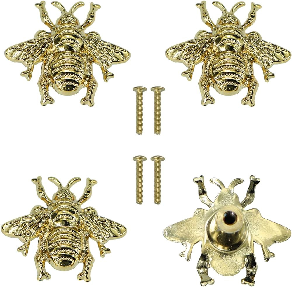 Drawer Knobs Creative Animal Bee Butterfly Dragonfly Insect Knobs Kitchen Cabinet Knobs and Handl... | Amazon (US)