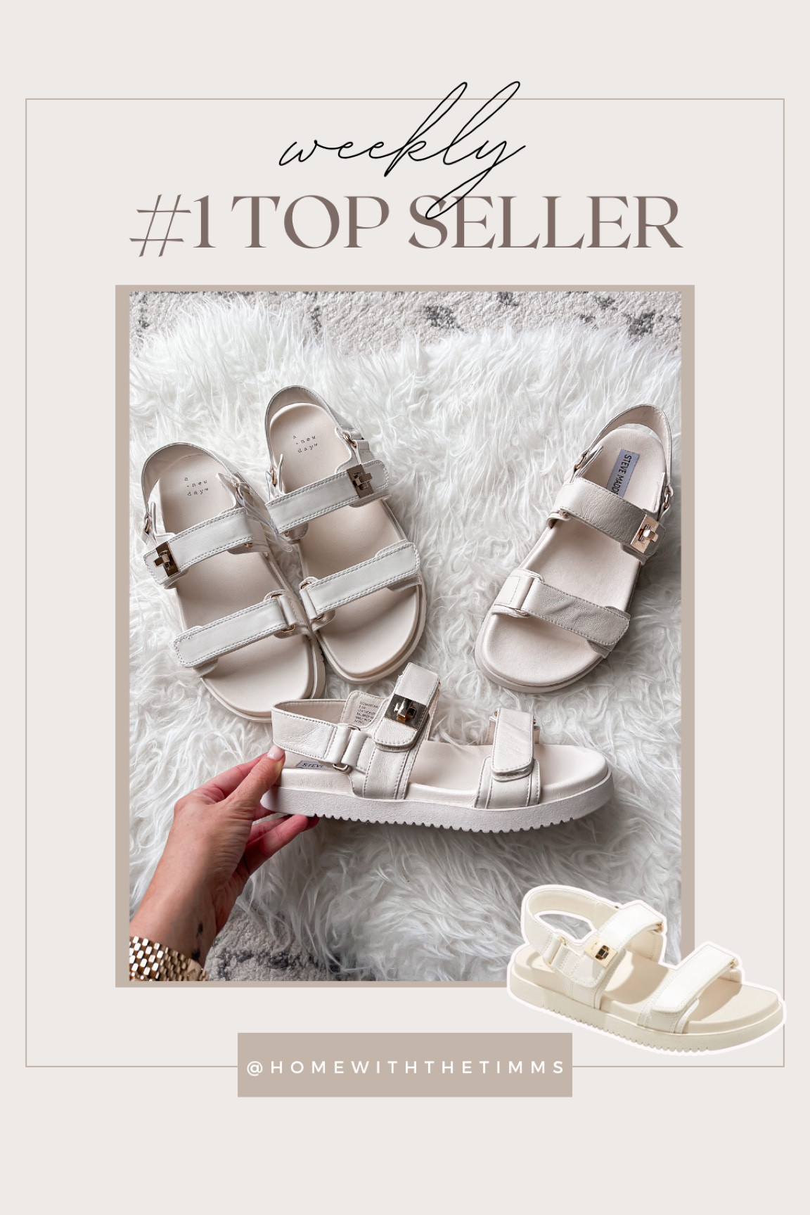 Wearing a 8.5 in Steve Madden & 8 in Target sandals (sized up a half size in Steve Madden) 

Sandals, summer shoes, Velcro sandals 

#LTKSeasonal #LTKshoecrush #LTKFind