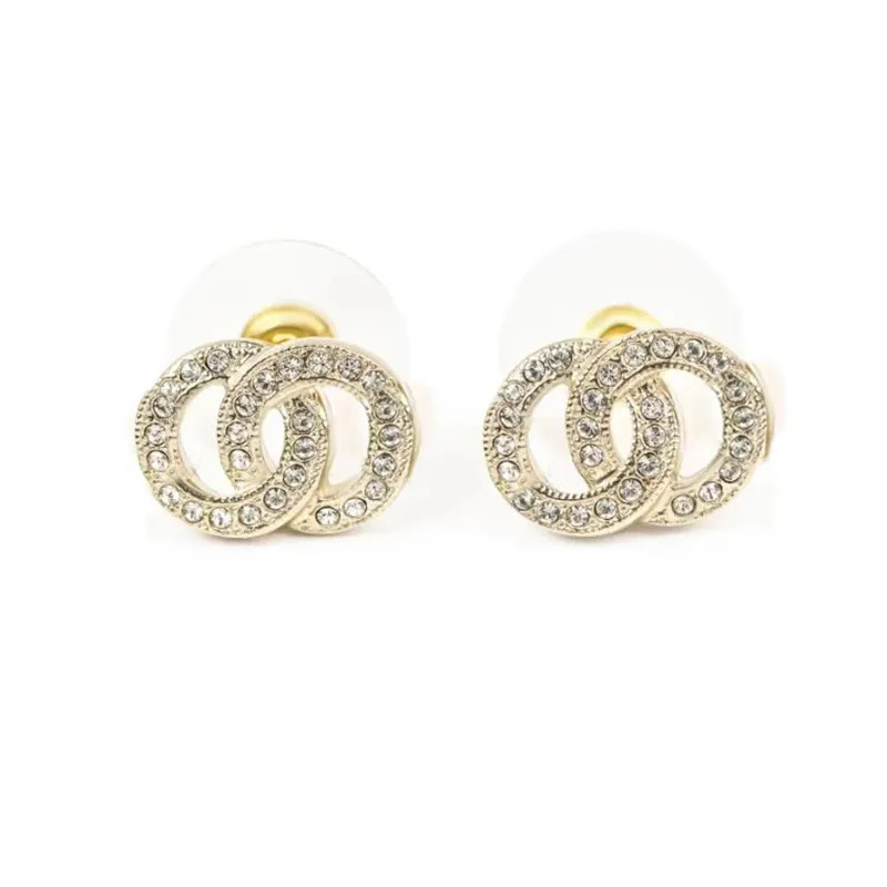 Never Fade Channel Diamond Pearl Dangle Earrings High Quality 19 Styles Wedding Jewelry for Women... | DHGate