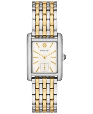 Tory Burch Women's The Eleanor Two-Tone Stainless Steel Bracelet Watch 25mm - Multicolor | Macy's