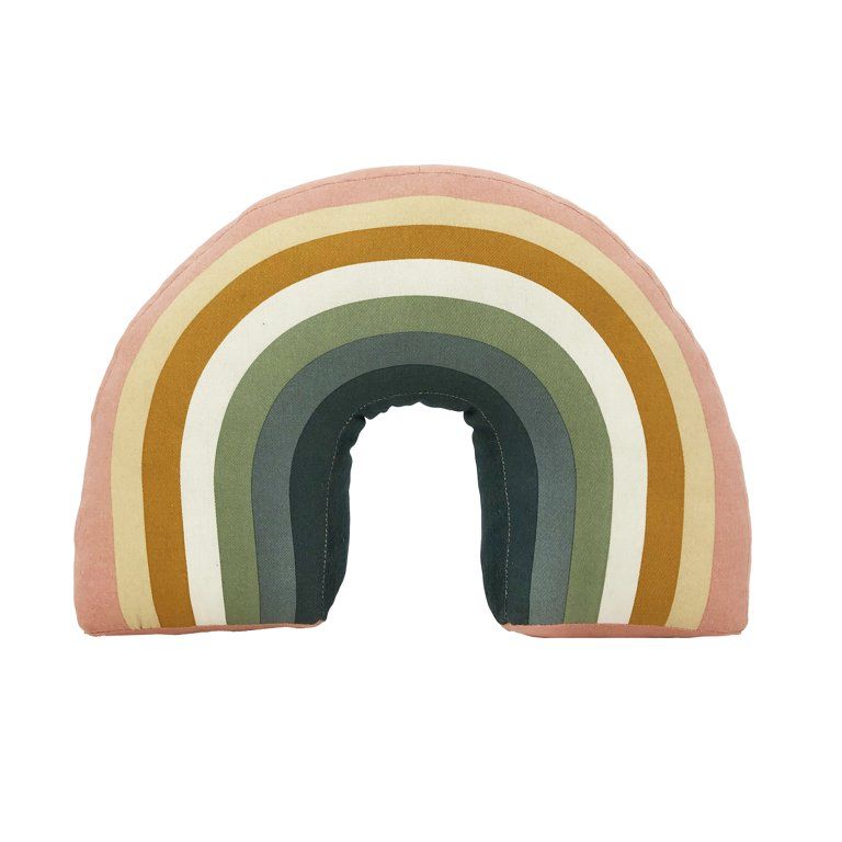 Way to Celebrate Harvest Contemporary Rainbow Pillow, Rectangular 16in x 11in | Walmart (US)