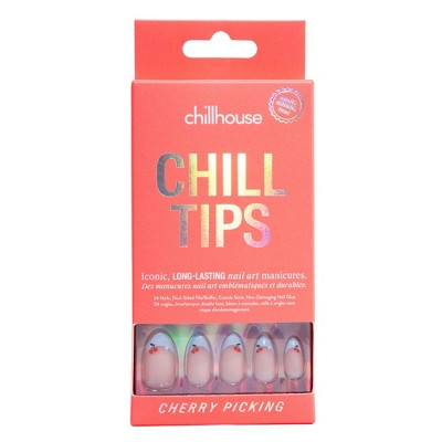 Chillhouse Chill Tips Press-On Nail Set - Design Studio - Cherry Picking - 24ct | Target